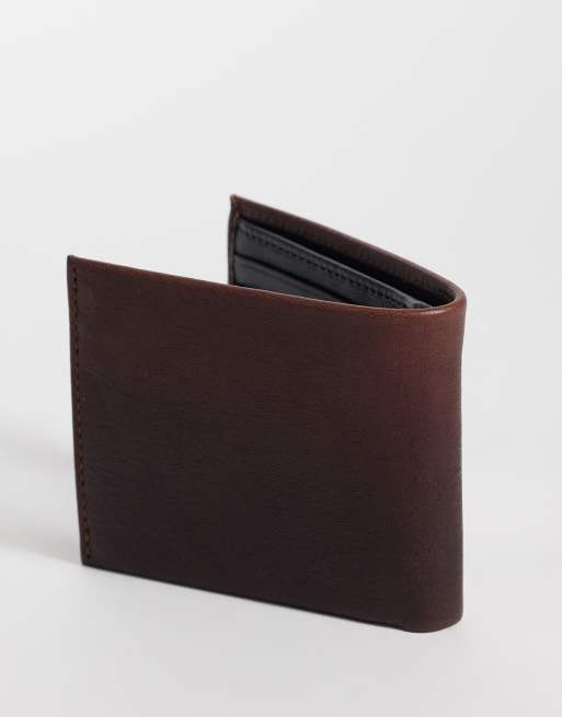 Tommy Hilfiger casual premium leather wallet with coin pocket in brown, 3 of 3