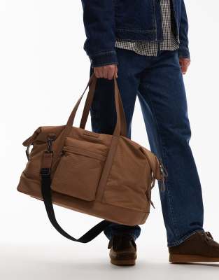 Tommy Hilfiger Casual Tech Duffle Bag In Neutral