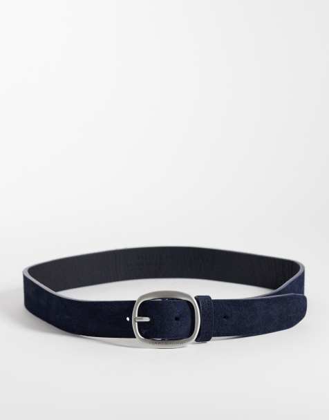 Tommy Hilfiger - Ceinture casual en daim - Bleu marine - view 1