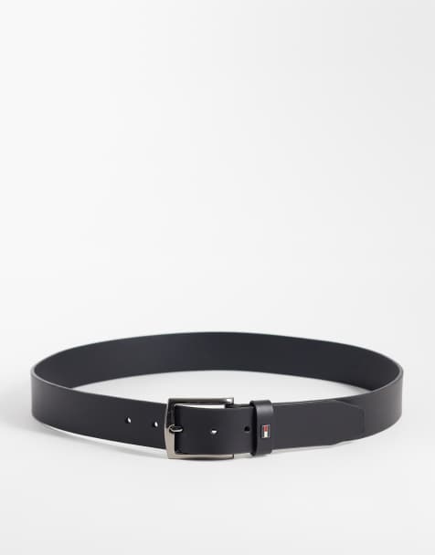 Tommy Hilfiger ceinture en cuir Denton noire - view 1