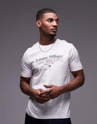 Tommy Hilfiger Center Stack Linear Logo T-shirt