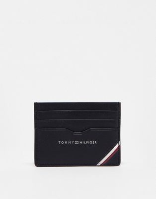 Tommy Hilfiger central card holder in black