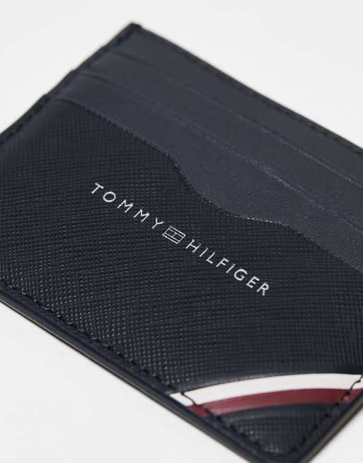 Tommy Hilfiger central card holder in space blue, 2 of 4