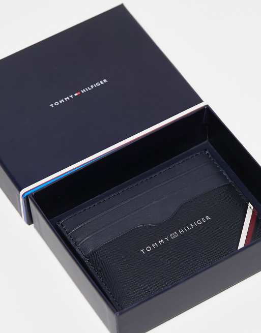 Tommy Hilfiger central card holder in space blue, 4 of 4