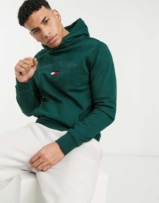 Tommy hilfiger cheap green sweatshirt