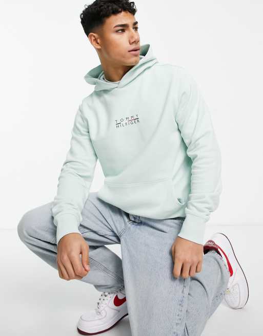 Tommy hilfiger mint green hoodie new arrivals