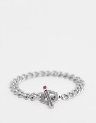 Tommy Hilfiger chain bracelet in silver - ASOS Price Checker