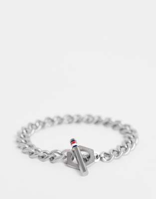 Tommy Hilfiger chain bracelet in silver - ASOS Price Checker