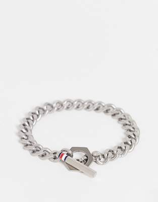 Tommy Hilfiger chain bracelet in silver - ASOS Price Checker