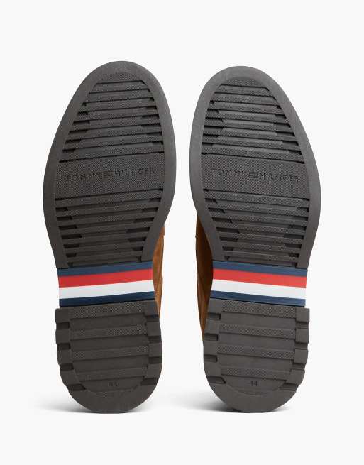 Tommy Hilfiger chaussures derby à lacets en daim marron, 5 de 7