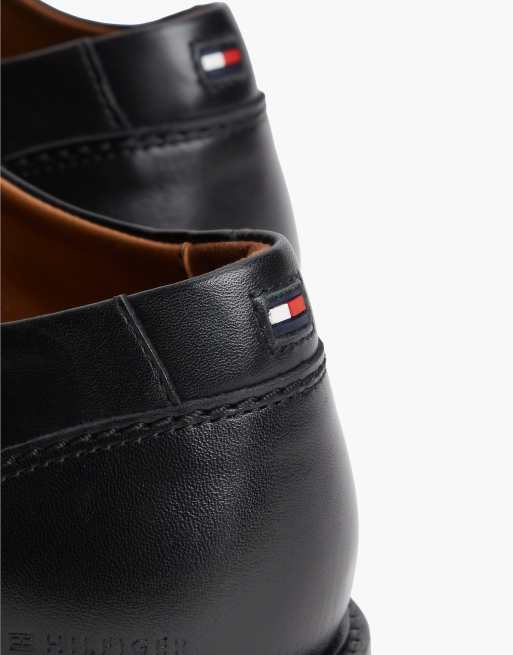 Tommy Hilfiger chaussures derby en cuir noires, 6 de 7