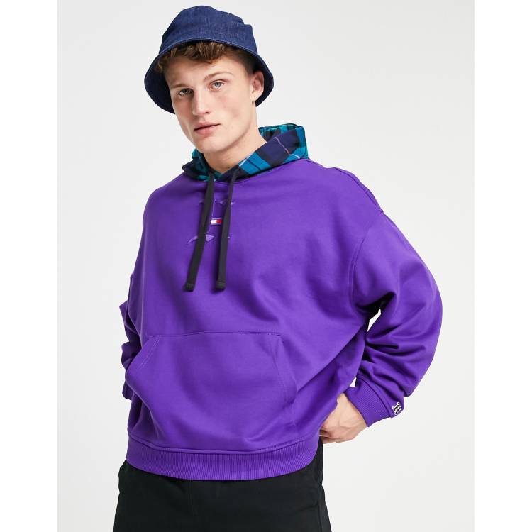 Purple tommy hilfiger hoodie new arrivals