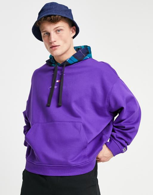 Purple tommy discount hilfiger hoodie