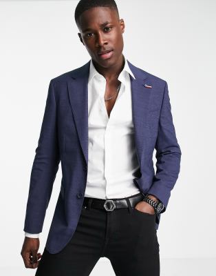 Tommy Hilfiger check lapel slim fit blazer - ASOS Price Checker