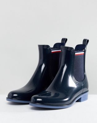 tommy hilfiger chelsea rain boots