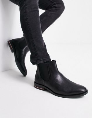 Tommy Hilfiger chelsea boots in black