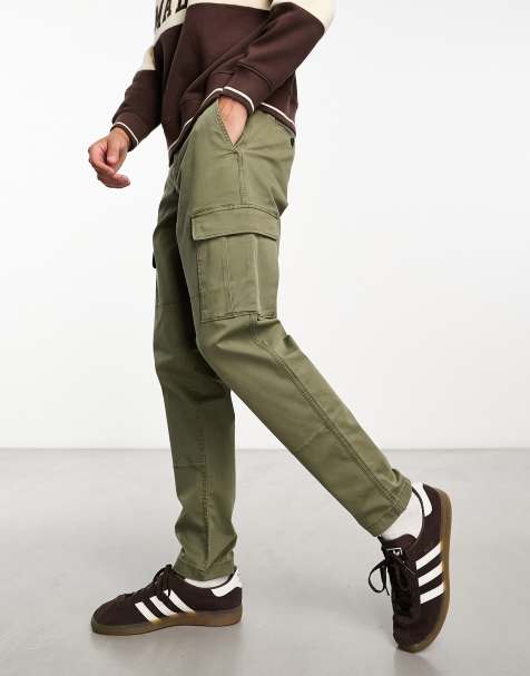 Obey division cargo pants in brown