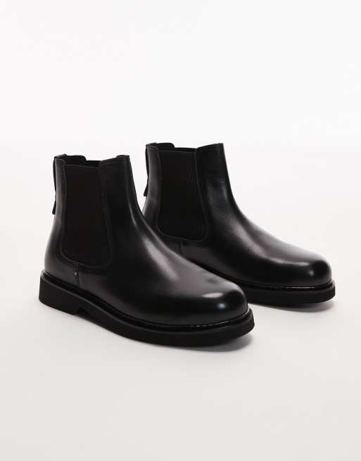 Tommy Hilfiger – Chelsea-Stiefel in Schwarz mit niedrigem Schaft , 2 von 4