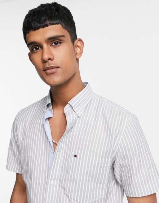 Chemise tommy best sale hilfiger rayé