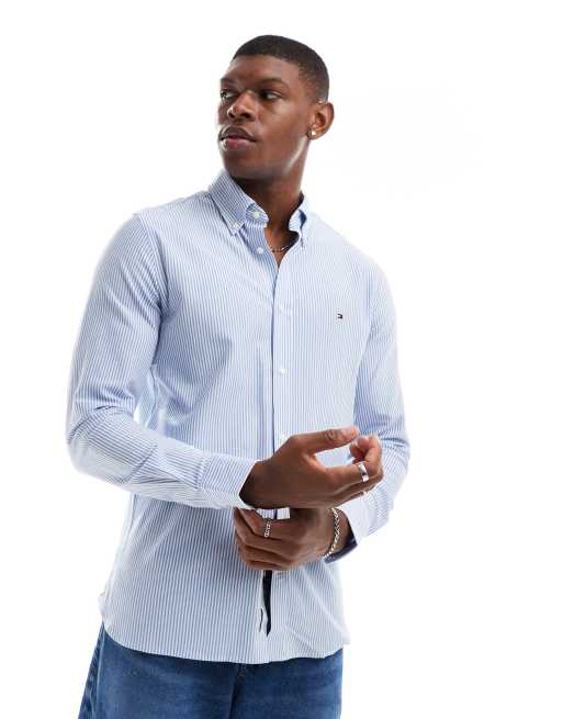 Tommy Hilfiger - Chemise ajustée à rayures - Multicolore
