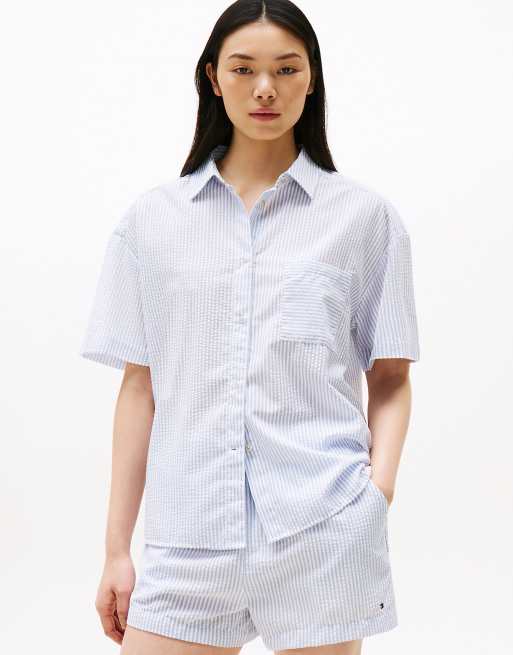 Tommy Hilfiger - Chemise en crépon - Multicolore