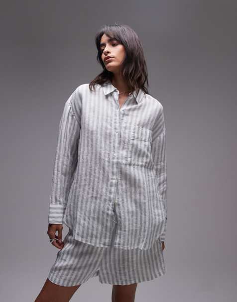 Tommy Hilfiger - Chemise oversize en lin - Blanc - view 1