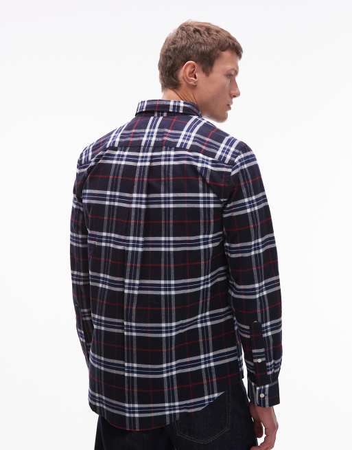 Tommy Hilfiger - Chemise Oxford à carreaux - Bleu marine , 3 de 5