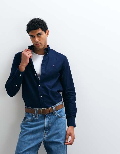 Tommy Hilfiger - Chemise Oxford - Bleu marine - view 1