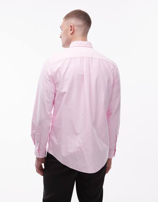 Tommy Hilfiger - Chemise Oxford classique à manches longues - Rose, 3 de 5