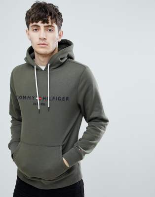 tommy jeans green sweatshirt