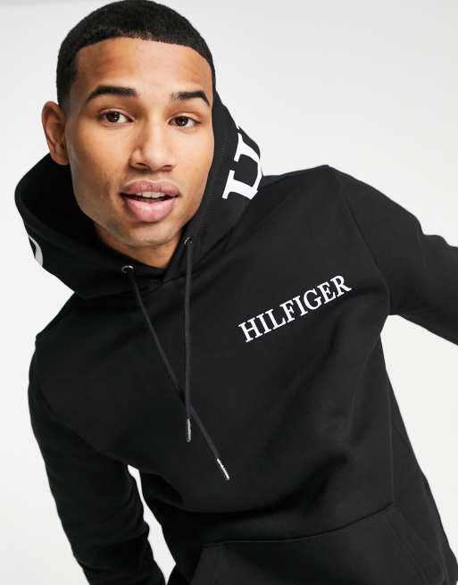 Hilfiger best sale hoodie black