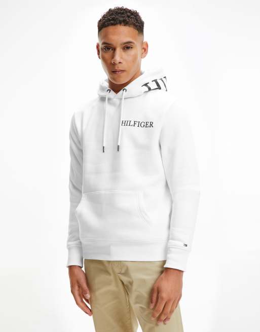 Tommy Hilfiger chest & hood logo hoodie in | ASOS