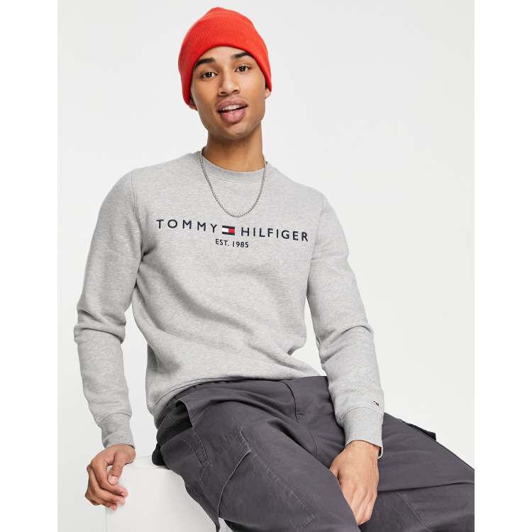 Tommy on sale sweatshirt grey