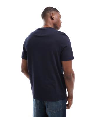 Tommy Hilfiger Chest Stripe T-shirt In Navy