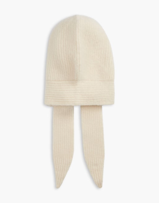 Tommy Hilfiger Chic gestrickte Kapuze mit Alpaka in Beige, 2 von 4