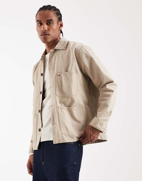 Tommy Hilfiger chore jacket in beige - view 1