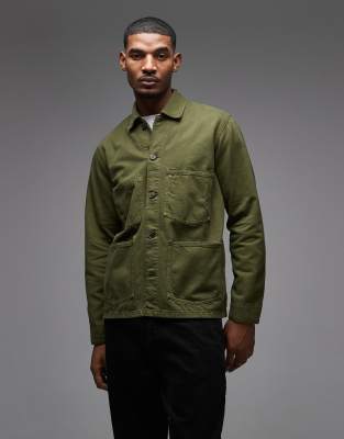 Tommy Hilfiger chore jacket in khaki green