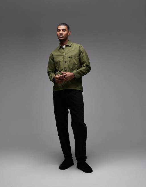 Tommy Hilfiger chore jacket in khaki green | ASOS