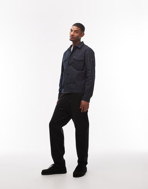 Tommy Hilfiger chore jacket in navy, 2 of 5