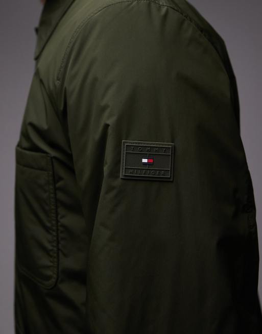 Tommy Hilfiger - Chore - Veste de pluie repliable - Vert militaire , 5 de 5