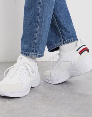 tommy jeans knitted trainers