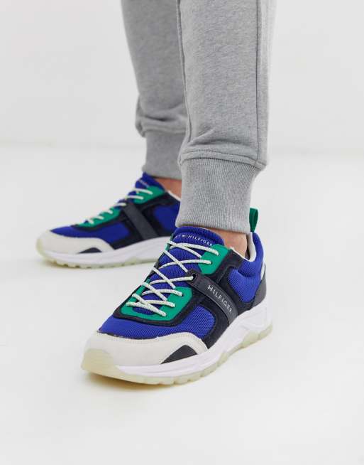 Tommy Hilfiger chunky sole trainer with contrast details in multi | ASOS