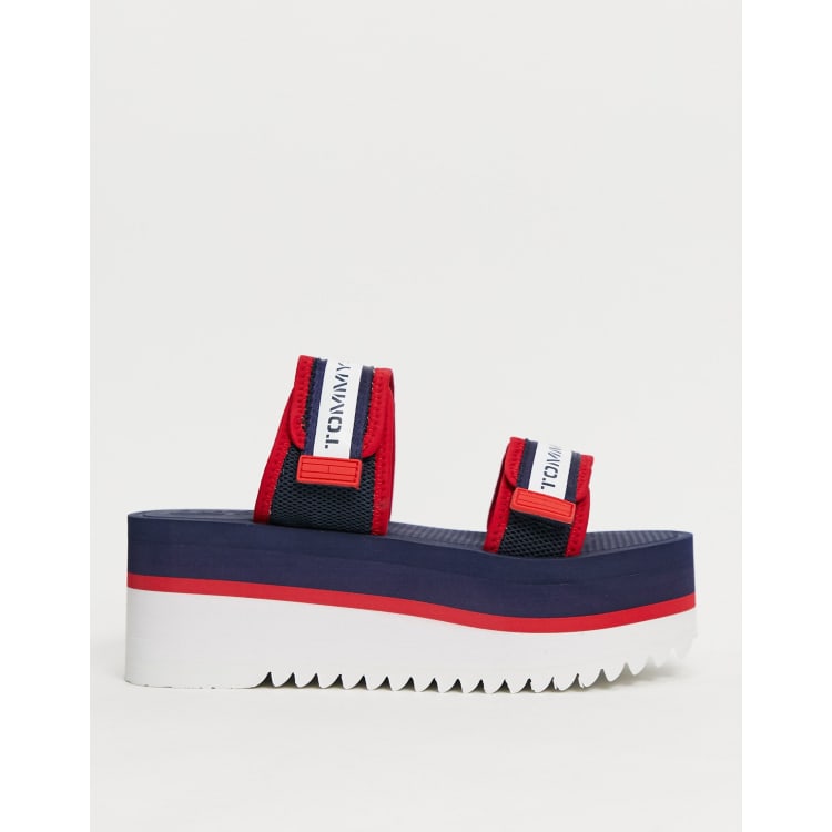 Navy tommy sale hilfiger sandals