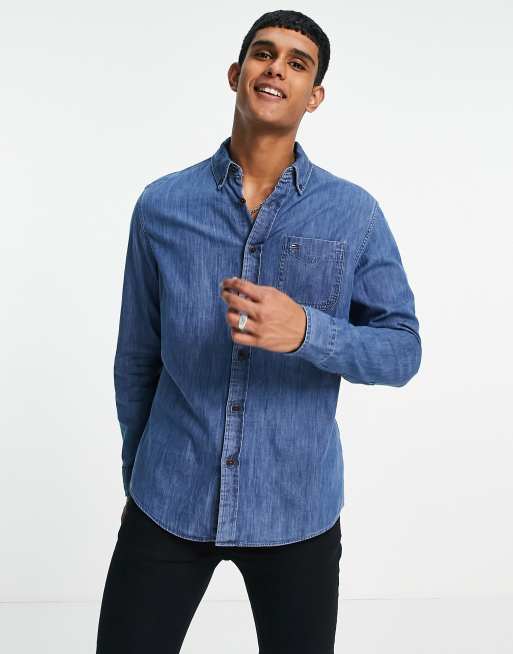 Tommy hilfiger cheap denim shirt