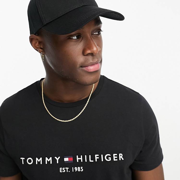 Black Tommy Hilfiger Classic Baseball Cap 