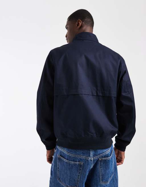 Tommy Hilfiger classic harrington jacket in navy, 4 of 5