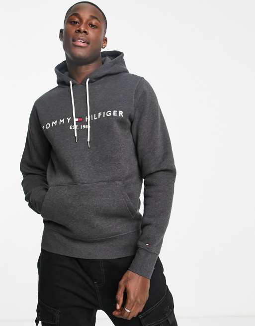 Tommy hilfiger cheap gray hoodie