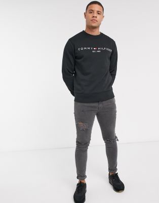 tommy jeans classic logo sweatshirt