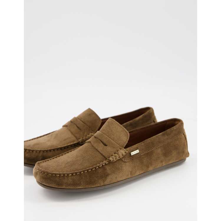 tommy hilfiger classic suede penny loafer