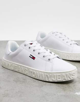 tommy jeans white shoes